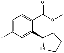 METHYL 2-((2R)PYRROLIDIN-2-YL)-4-FLUOROBENZOATE