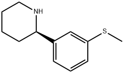 (2R)-2-[3-(methylsulfanyl)phenyl]piperidine