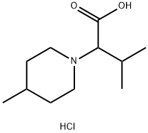 3-甲基-2-(4-甲基哌啶-1-基)丁酸盐酸盐