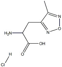 2-amino-3-(4-methyl-1,2,5-oxadiazol-3-yl)propanoic acid hydrochloride