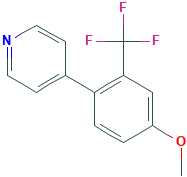 4-(4-Methoxy-2-(trifluoromethyl)phenyl)pyridine