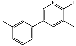 2-Fluoro-5-(3-fluorophenyl)-3-methylpyridine