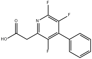 4-Phenyl-3,5,6-trifluoropyridine-2-acetic acid