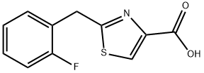 4-Thiazolecarboxylic acid, 2-[(2-fluorophenyl)methyl]-