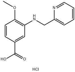 4-methoxy-3-[(pyridin-2-ylmethyl)amino]benzoic acid