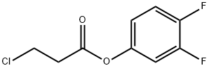 Propanoic acid, 3-chloro-, 3,4-difluorophenyl ester