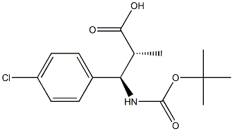 (2R,3R)-3-(Boc-氨基)-2-甲基-3-(4-氯苯基)丙酸