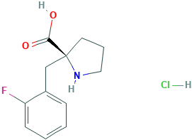 (S)-2-(2-Fluorobenzyl)pyrrolidine-2-carboxylic acid hydrochloride