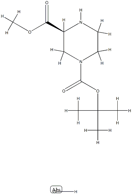 1,3-Piperazinedicarboxylic acid, 1-(1,1-dimethylethyl) 3-methyl ester, hydrochloride (1:1), (3S)-