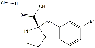 2-[(3-bromophenyl)methyl]-D-Proline hydrochloride