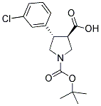 反式-1-叔丁氧基羰基-4-(3-氯苯基)吡咯烷-3-羧酸