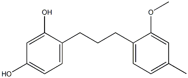 4-(3-(2-methoxy-4-methylphenyl)propyl)benzene-1,3-diol