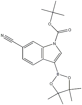 tert-Butyl 6-cyano-3-(4,4,5,5-tetramethyl-1,3,2-dioxaborolan-2-yl)