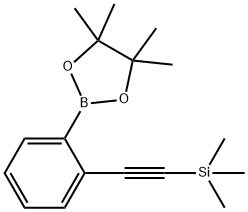 三甲基((2-(4,4,5,5-四甲基-1,3,2-二噁硼烷-2-基)苯基)乙炔基)硅烷