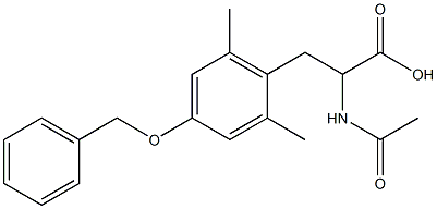 2-乙酰氨基-3-(4-苄氧-2,6-二甲基-苯基)-丙酸