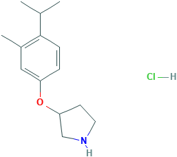 3-(4-Isopropyl-3-methylphenoxy)pyrrolidine hydrochloride