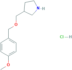 3-{[(4-Methoxybenzyl)oxy]methyl}pyrrolidinehydrochloride