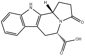 1H-Indolizino[8,7-b]indole-5-carboxylic acid, 2,3,5,6,11,11b-hexahydro-3-oxo-, (5S,11bS)-