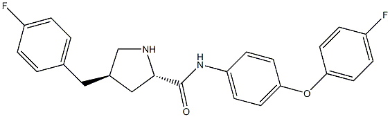 (2S,4R)-4-(4-fluorobenzyl)-N-(4-(4-fluorophenoxy)phenyl)pyrrolidine-2-carboxamide