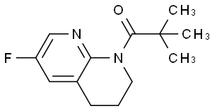 1-(6-氟-3,4-二氢-1,8-萘啶-1(2H)-基)-2,2-二甲基丙-1-酮