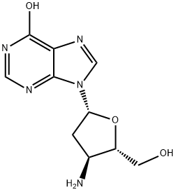 Inosine, 3'-amino-2',3'-dideoxy-