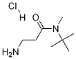 3-Amino-N-tert-butyl-N-methylpropanamide hydrochloride