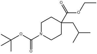 1,4-Piperidinedicarboxylic acid, 4-(2-methylpropyl)-, 1-(1,1-dimethylethyl) 4-ethyl ester