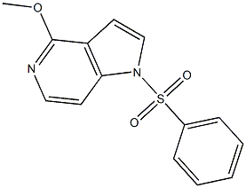 1-(Phenylsulfonyl)-4-Methoxy-5-azaindole