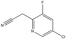 2-(5-chloro-3-fluoropyridin-2-yl)acetonitrile