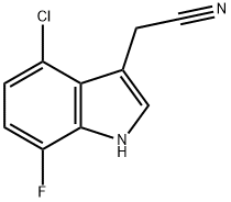 2-(4-Chloro-7-fluoro-1H-indol-3-yl)acetonitrile