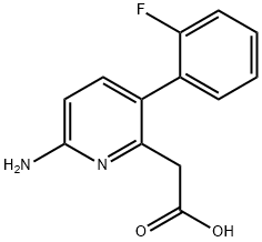 6-Amino-3-(2-fluorophenyl)pyridine-2-acetic acid