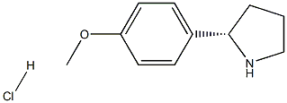 1-((2S)PYRROLIDIN-2-YL)-4-METHOXYBENZENE HCl