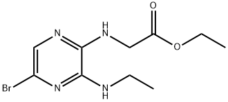 ethyl (5-bromo-3-(ethylamino)pyrazin-2-yl)glycinate