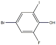 4-溴-2-氟-6-碘苯酚