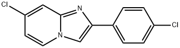 Imidazo[1,2-a]pyridine, 7-chloro-2-(4-chlorophenyl)-