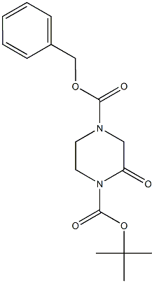 4-苯甲基 1-叔-丁基 2-氧亚基哌嗪-1,4-二甲酸基酯