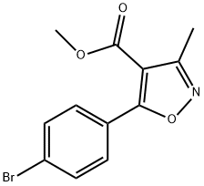 methyl 5-(4-bromophenyl)-3-methyl-isoxazole-4-carboxylate