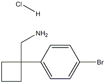 (1-(4-bromophenyl)cyclobutyl)methanamine hydrochloride