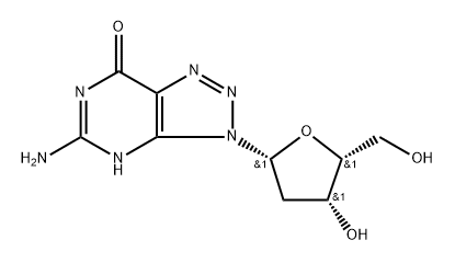 5-amino-3-(4-hydroxy-5-(hydroxymethy)tetrahydrofuran-2-yl)-3,6-dihydro-7H-[1,2,3]triazolo[4,5-d]pyrimidin-7-one