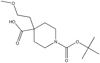 1-(tert-Butoxycarbonyl)-4-(2-methoxyethyl)piperidine-4-carboxylic acid