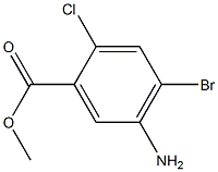 2-氯-4-溴-5-氨基苯甲酸甲酯