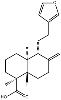 1-Naphthalenecarboxylic acid, 5-[2-(3-furanyl)ethyl]decahydro-1,4a-dimethyl-6-methylene-, (1S,4aS,5R,8aS)-