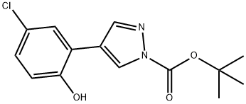 tert-butyl 4-(5-chloro-2-hydroxyphenyl)-1H-pyrazole-1-carboxylate