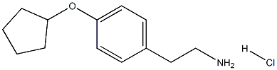 2-[4-(cyclopentyloxy)phenyl]Ethylamine hydrochloride
