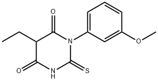 5-ethyl-6-hydroxy-3-(3-methoxyphenyl)-2-sulfanyl-3,4-dihydropyrimidin-4-one