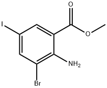 Benzoic acid, 2-amino-3-bromo-5-iodo-, methyl ester