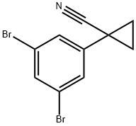 1-(3,5-dibromophenyl)cyclopropane-1-carbonitrile