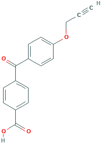 4-[4-(2-Propyn-1-yloxy)benzoyl]benzoic Acid