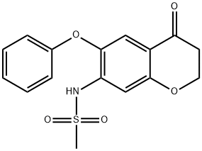 Methanesulfonamide, N-(3,4-dihydro-4-oxo-6-phenoxy-2H-1-benzopyran-7-yl)-