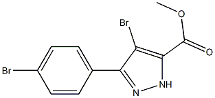 Methyl 4-broMo-3-(4-broMophenyl)-1H-pyrazole-5-carboxylate